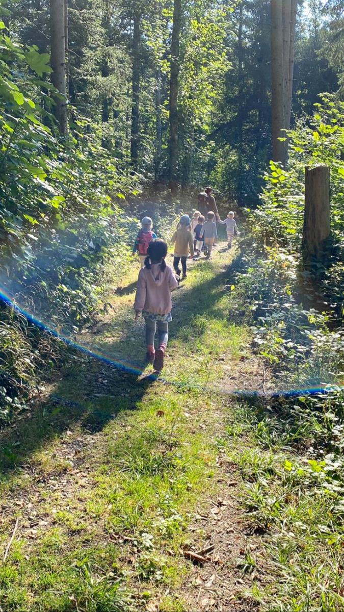 Bild 3: Waldspielgruppe in Oberhasli (Gemeinde Niederhasli)
